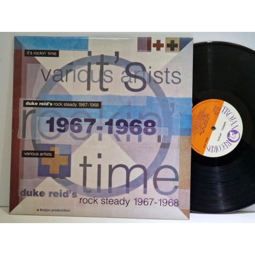 VARIOUS FT. PHYLLIS DILLON, THE MELODIANS, TOMMY MCCOOK & THE SUPERSONICS Duke Reid's Rock Steady 1967-1968 (it's rockin' time) 12" vinyl LP. TRLS279