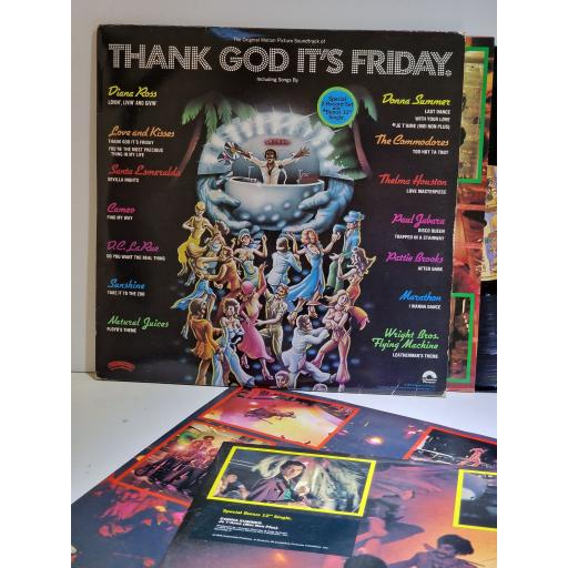 VARIOUS FT. DIANA ROSS, THE COMMODORES, DONNA SUMMER, PATTIE BROOKS Thank God It's Friday 3x12" vinyl LP. TGIF100