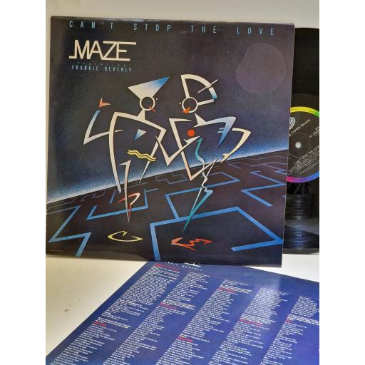 MAZE FT. FRANKIE BEVERLY Can't stop the love 12" vinyl LP. MAZE1