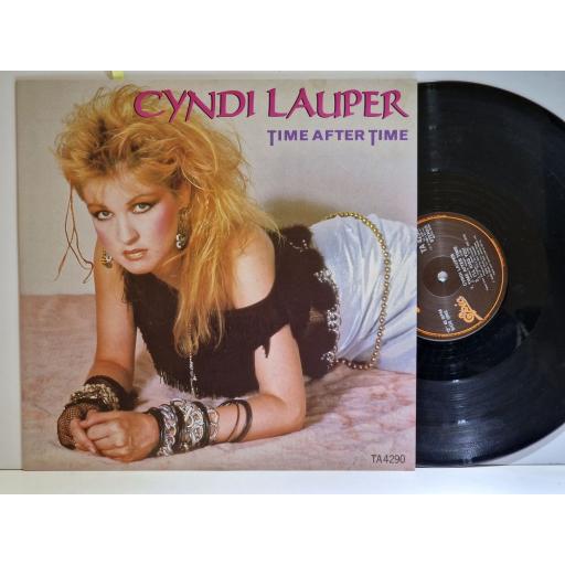 CYNDI LAUPER Time after time 12" vinyl 45 RPM. TA4290
