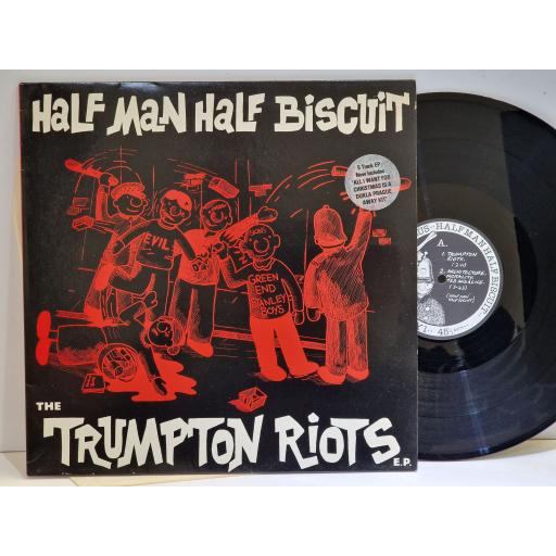 HALF MAN HALF BISCUIT The Trumpton Riots E.P. 12" vinyl EP. TRUMX1