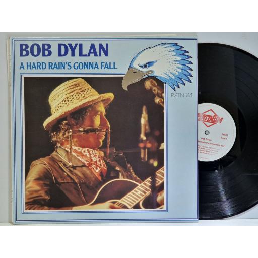 BOB DYLAN A hard rain's gonna fall 12" vinyl LP. PLP64