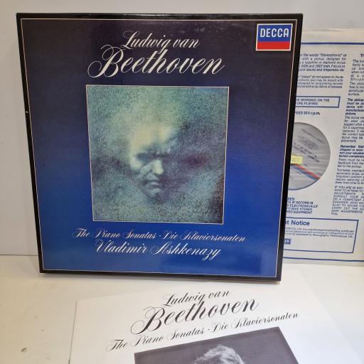BEETHOVEN VLADIMIR ASHKENAZY The Piano Sonatas, Die Klaviersonaten 12x LP box set. D258D12