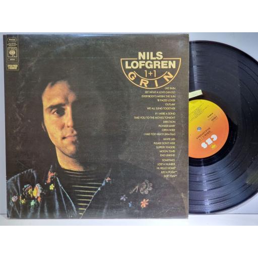 NILS LOFGREN 1+1 / Grin 2x12" vinyl LP. CBS88204