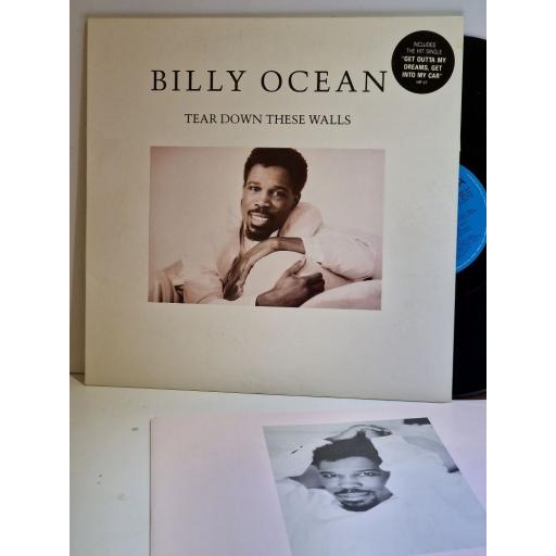 BILLY OCEAN Tear down these walls 12" vinyl LP. HIP57
