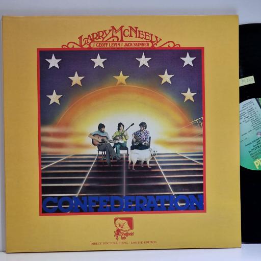LARRY MCNEELY & GEOFF LEVIN & JACK SKINNER Confederation 12" limited edition vinyl LP. LAB9