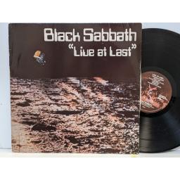 BLACK SABBATH Live at last..., 12" vinyl LP. 85001