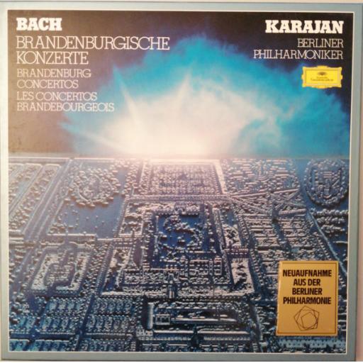 BACH Brandenburgische Konzerte / brandenburg concertos / les concertos brandebourgeois, 2x 12" vinyl LP. 2707112.