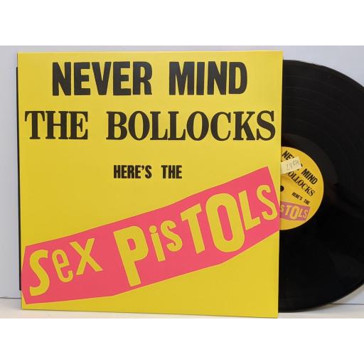 SEX PISTOLS Never mind the bollocks here's the sex pistols, 12" vinyl LP. SEXPISLP77