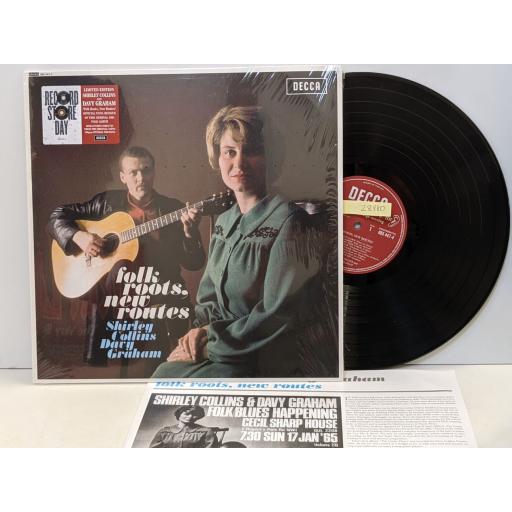 SHIRLEY COLLINS and DAVY GRAHAM Folk roots, new routes, 12" vinyl LP. 0854474