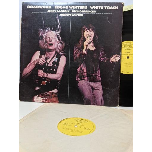 EDGAR WINTER'S WHITE TRASH Roadwork, 2x 12" vinyl LP. SEPC67244