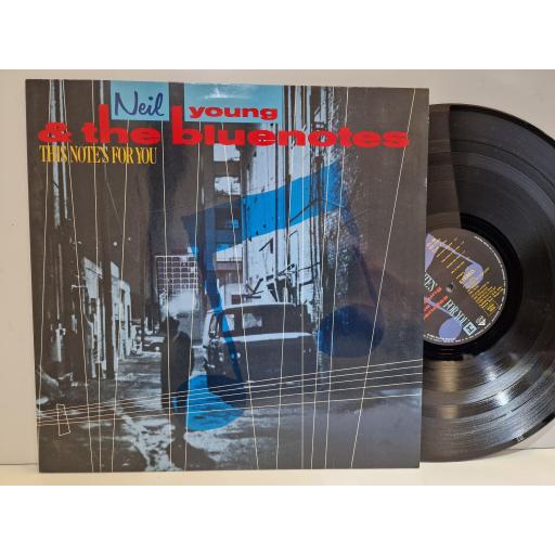 NEIL YOUNG & THE BLUE NOTES This note's for you 12" vinyl LP. 925719-1