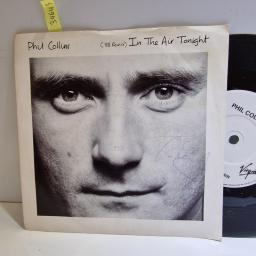 PHIL COLLINS In the air tonight 7" single. VS102