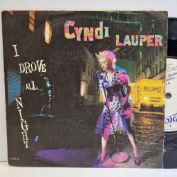 CYNDI LAUPER I drove all night 7" single. CYN4