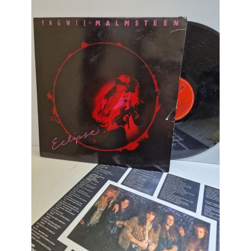 YNGWIE MALMSTEEN Eclipse 12" vinyl LP. 843361-1