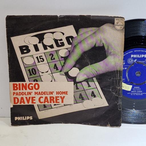 DAVE CAREY Bingo 7" single. PB1158