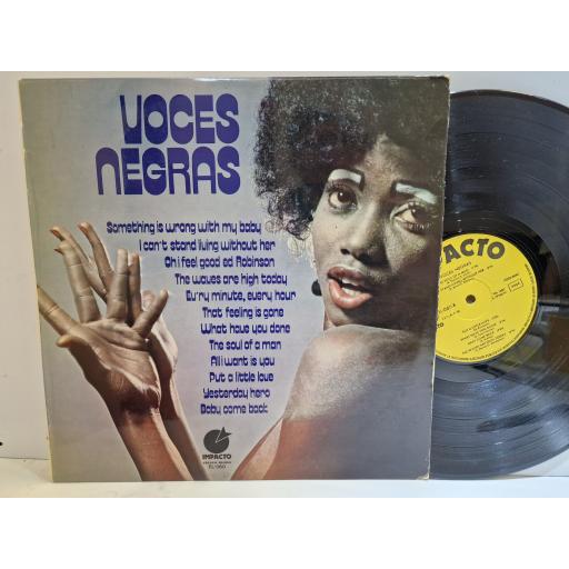 UNKNOWN ARTIST Voces Negras 12" vinyl LP. EL060