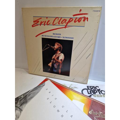 ERIC CLAPTON Backless / 461 Ocean Boulevard / Slowhand 3x12" vinyl LP. 2658152