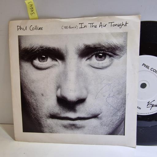 PHIL COLLINS In the air tonight 7" single. VS102