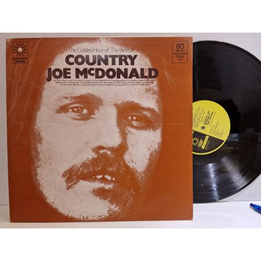 JOE MCDONALD The golden hour of the best of country 12" vinyl LP. GH865