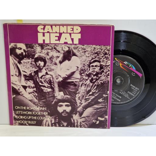 CANNED HEAT On the road again 7" vinyl EP. REM407