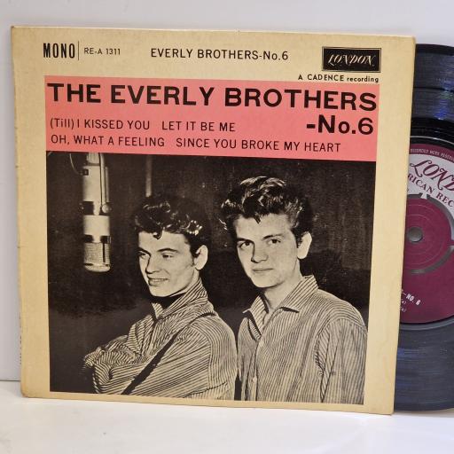 THE EVERLY BROTHERS The Everly Brothers No.6 7" vinyl EP. RE-A1311