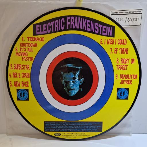 ELECTRIC FRANKENSTEIN I Was A Teenage Shutdown 12" limited edition picture disc LP.