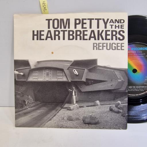 TOM PETTY AND THE HEARTBREAKERS Refugee 7" single. MCA559