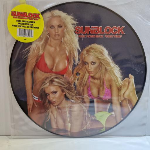 SUNBLOCK FT. ROBIN BECK First time 12" picture disc. 987 780-6