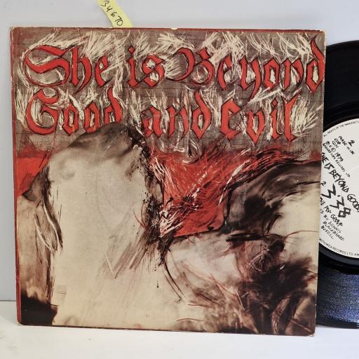 THE POP GROUP She is beyond good and evil 7" single. ADA29
