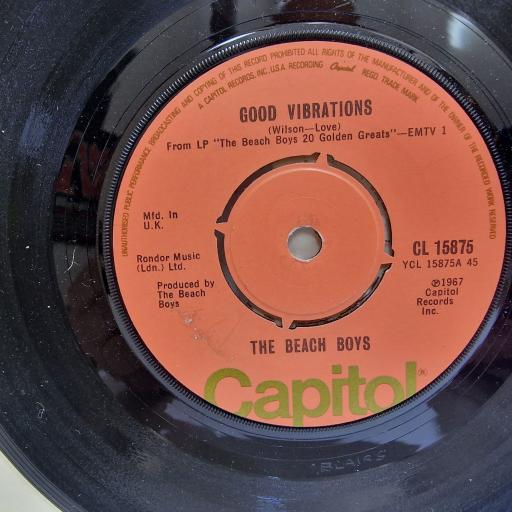 THE BEACH BOYS Good vibrations 7" single. CL15875
