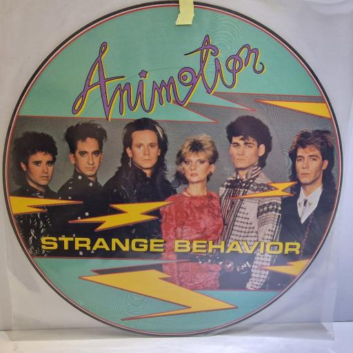 ANIMOTION Strange behavior 12" limited edition picture disc. 826691-1