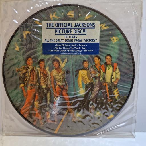 THE JACKSONS Victory 12" picture disc LP. 8E839576