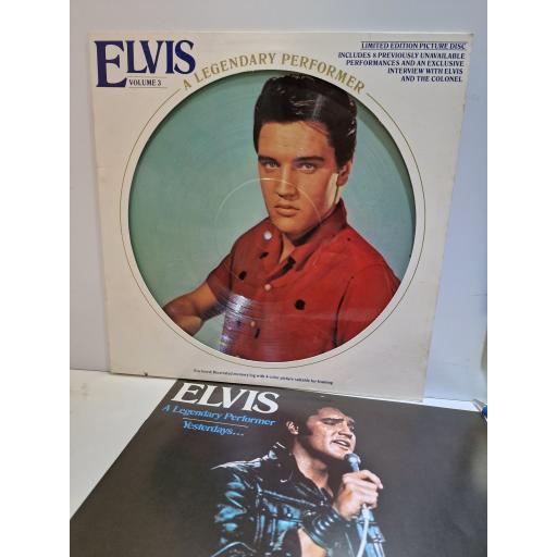 ELVIS PRESLEY Elvis Vol. 3 - A legendary performer 12" limited edition picture disc. CPL1-3078
