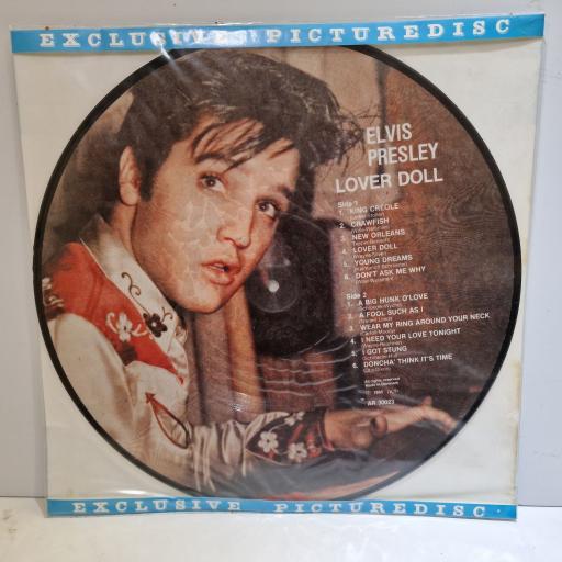 ELVIS PRESLEY Lover doll 12" picture disc LP. AR30023
