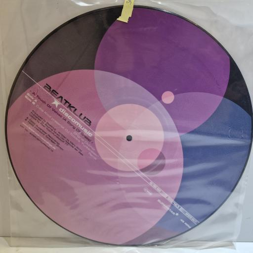 BEATKLUB Discomusic A Touch Of Velvet (A Sting Of Brass) 10" picture disc single. SUPER007PROMO12