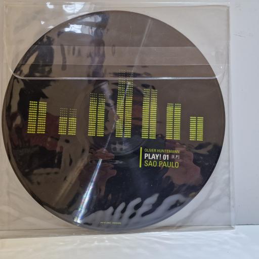 OLIVER HUNTEMANN Play! 01 [E.P.] Sao Paulo 12" single-sided picture disc. CON 63-6