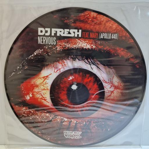 D.J. FRESH FEAT. MARY Nervous 12" picture disc LP. APOLLO440