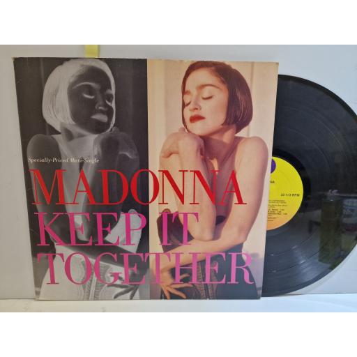 MADONNA Keep it together 12" maxi-single. 921427-0