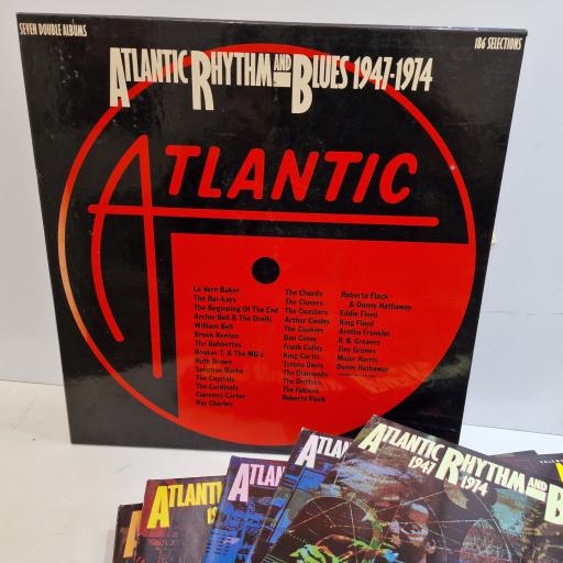 VARIOUS FT. WILLIS JACKSON, JIMMY HUGHES, OTIS REDDING, JOE TEX, THE SPINNERS, BEN E. KING Atlantic rhythm and blues 1947-1974 14x12" vinyl LP box set. 781620-1