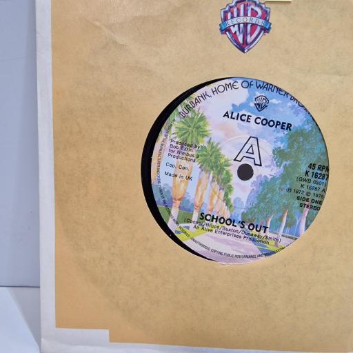 ALICE COOPER School's out ELECTED 7" single. K16287