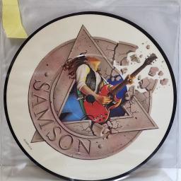 SAMSON Losing my grip 7" picture disc single. POSPP471