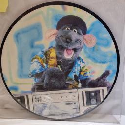 ROLAND RAT SUPERSTAR Rat rapping 7" picture disc single. RATP1