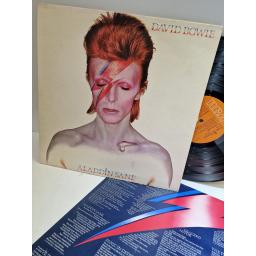 DAVID BOWIE Aladdin Sane 12" vinyl LP. RS1001