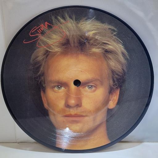 THE POLICE STING Wrapped around your finger 7" picture disc single. AMP127