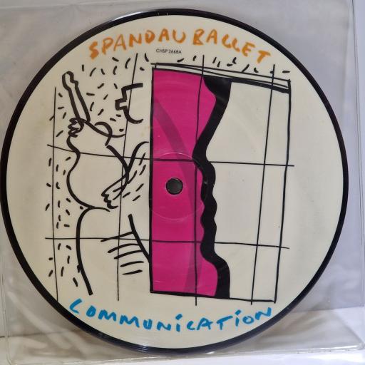 SPANDAU BALLET Communication 7" picture disc single. CHSP2668