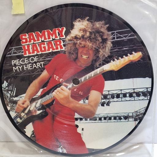 SAMMY HAGAR Piece of my heart 7" picture disc single. GEFA11-1184