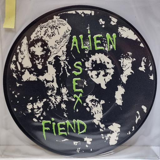 ALIEN SEX FIEND Dead And Buried 7" limited edition picture disc single. PANA23