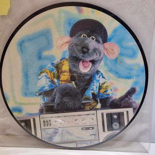 ROLAND RAT SUPERSTAR Rat rapping 7" picture disc single. RATP1