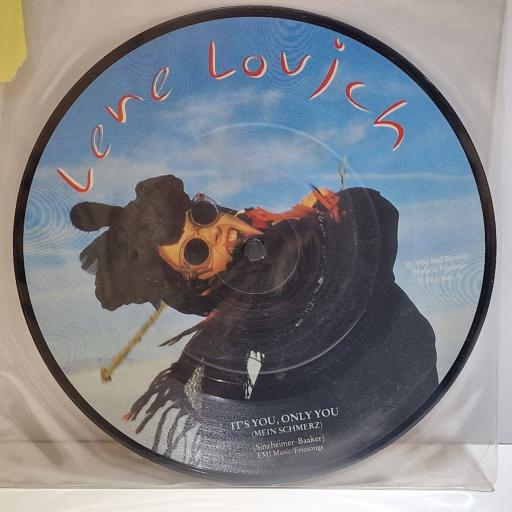 LENE LOVICH It's you, only you (Mein Schmerz) 7" picture disc single. PBUY164
